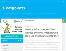 Tablet Screenshot of blogs.digitss.com